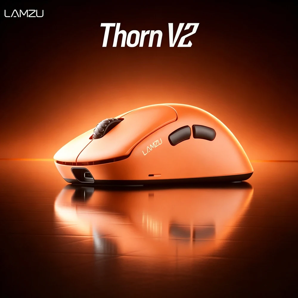 LAMZU THORN V2 Dual Mode Wireless Gaming Mouse 8000Hz Polling Rate