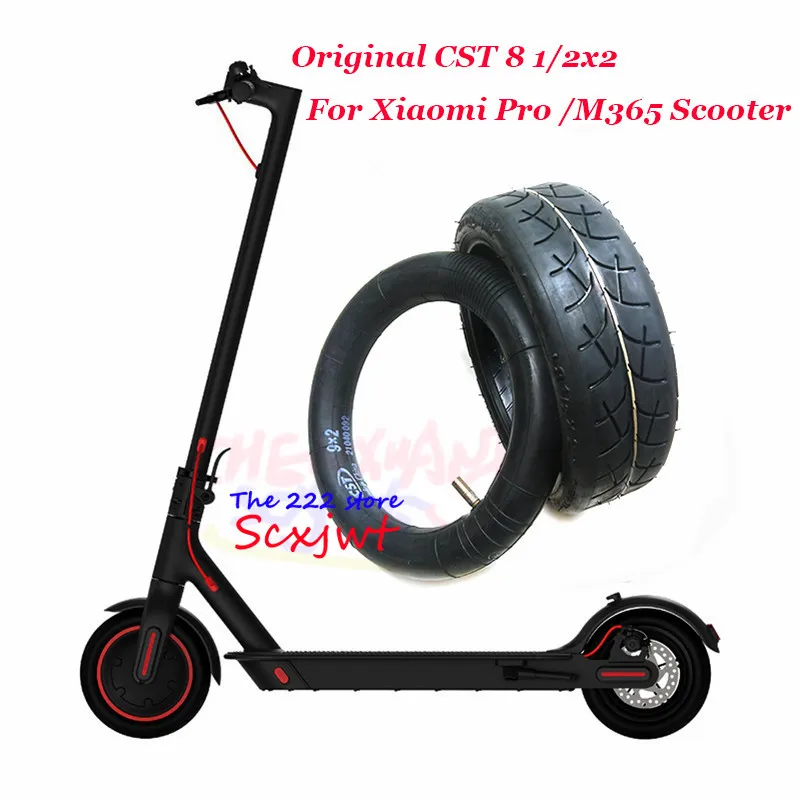 Upgraded CST Outer Tire Inflatable Tyre 8 1/2X2 Tube Camera for Xiaomi Mijia M365 Electric Scooter  Replacement Inner