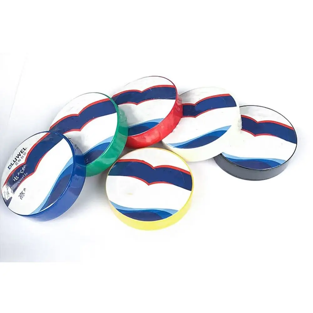 

6 упаковок прочной многоцветной изоляционной ленты из ПВХ размером 0,7 x 33 фута, электрические проволочные ленты, огнестойкая изоляционная лента