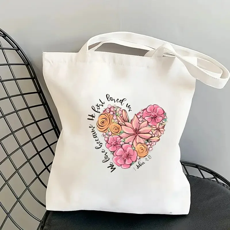 Vintage Superior New York City Skyline Canvas Tote Bag Retro Urban Print Women Daily Shoulder Handbag Purses and Handbags