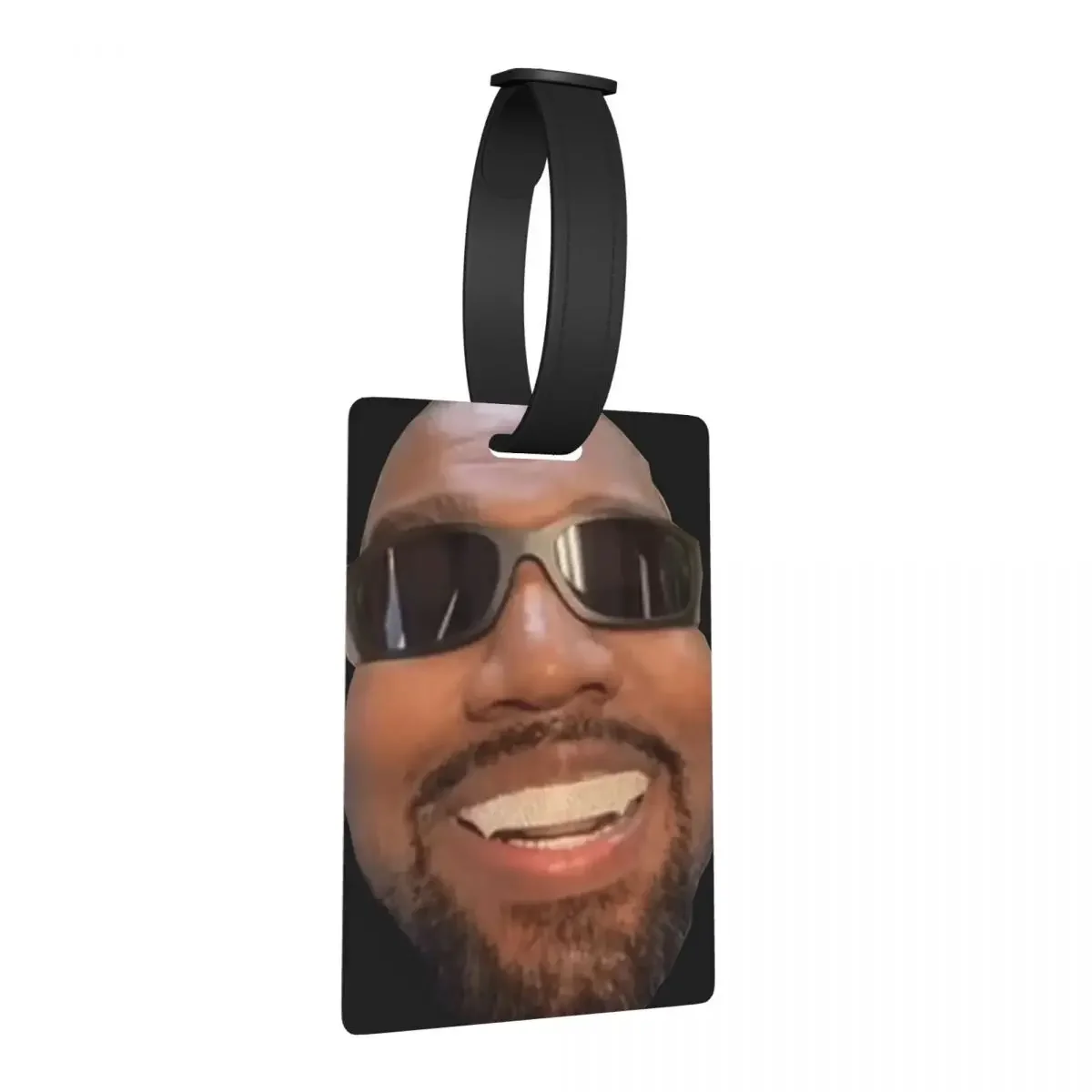 

Kanye West Meme Face Super Bowl, багажные бирки, аксессуары для чемодана, милый багаж, посадочная бирка, держатель этикетки, идентификационное имя, адрес