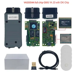 VAS5054A chip completo ODIS 7.2.1 con zumbador OKI para instrumento de diagnóstico Volkswagen Audi Skoda ODIS V4.23 nuevo 5054A