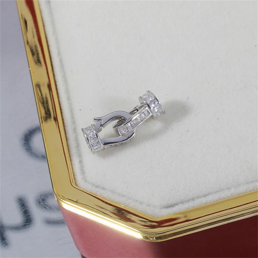 S925 Sterling Silver Jewelry Clasp for DIY Necklace Bracelet Jewelry Findings Connector Hook 925 Silver Clasps Crafting Supplies