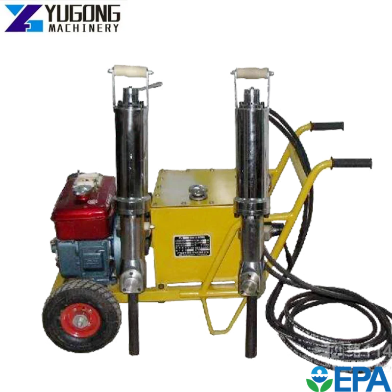 

YG Factory Price Rock Splitter Wedges Splitting Granite Marble Block Breaking Cutting Stone Splitting Machine for New Zealand