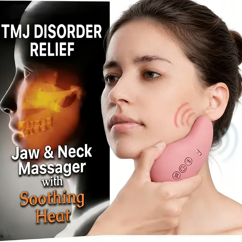 Warming Lactation Massager 10 Vibration Modes & 4 Heating Levels Jaw TMJ Massager Improves Milk FlowRelieves Breast Engorgement