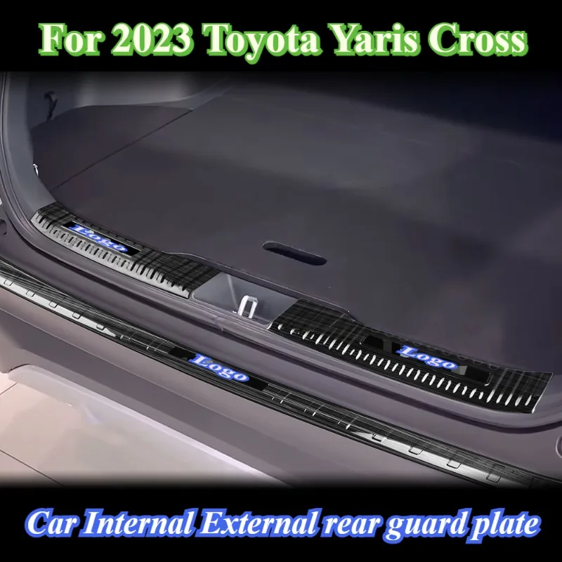 For 2023 Toyota Yaris Cross Car Internal External rear guard plate Southeast Asian version exclusive decoration accessories