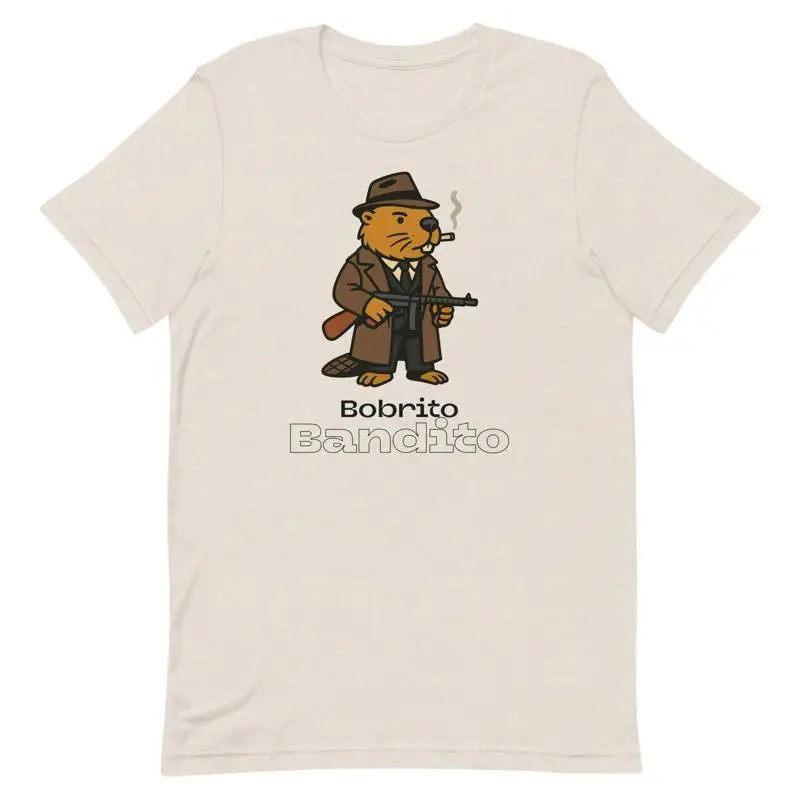Bobrito Bandito T Shirt Italian Brainrot Meme Streetwear Absurd