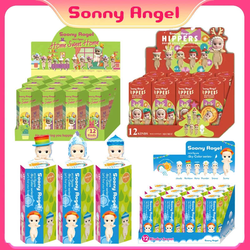 New Sonny Angel Christmas Series Blind Box Flower Gift Love Home weather desserts Series Surprise box Cute Christmas Gifts