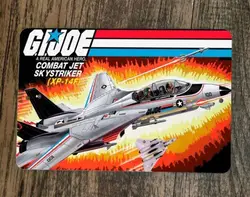 Combat Jet Skystriker 8x12 Metal Wall Sign GI Joe Poster XP-14F