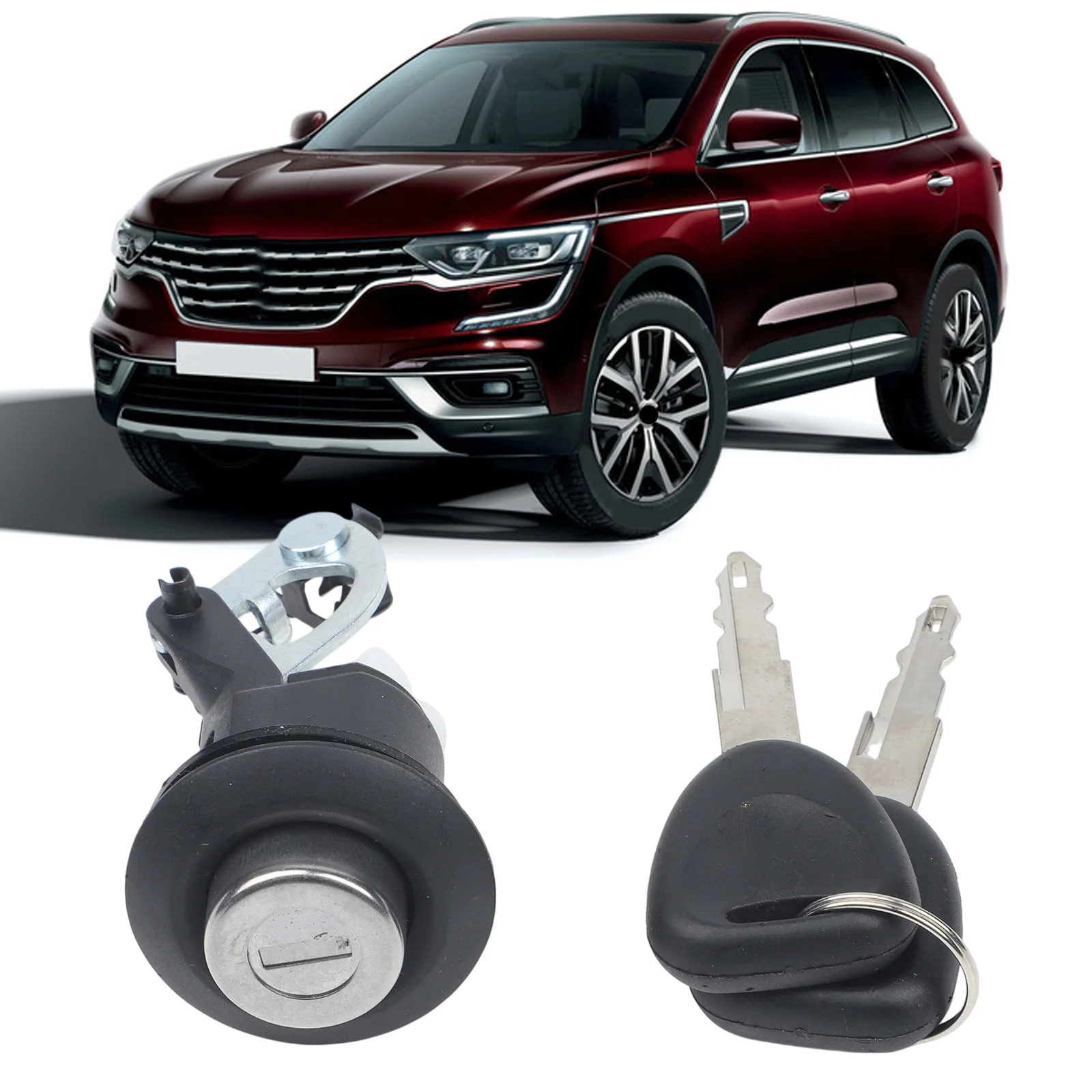 

Rear Door Boot Lock 905020198 Plus 2 Keys for Dacia For Logan For Sandero For Duster Compatible Replacement Part