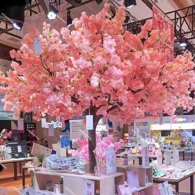 

Artificial Cherry Tree Plant, Wedding Party Decoration, False Tree, Green Banyan, Garden, Home Decoration Festival Stage