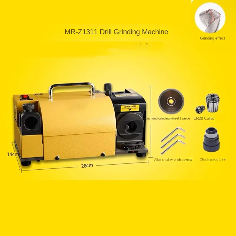 Portable Z1311 Drill Bit Grinder 220V 120W Universal Electric Sharpening Device for Household Maintenance Drill Bit Polishing