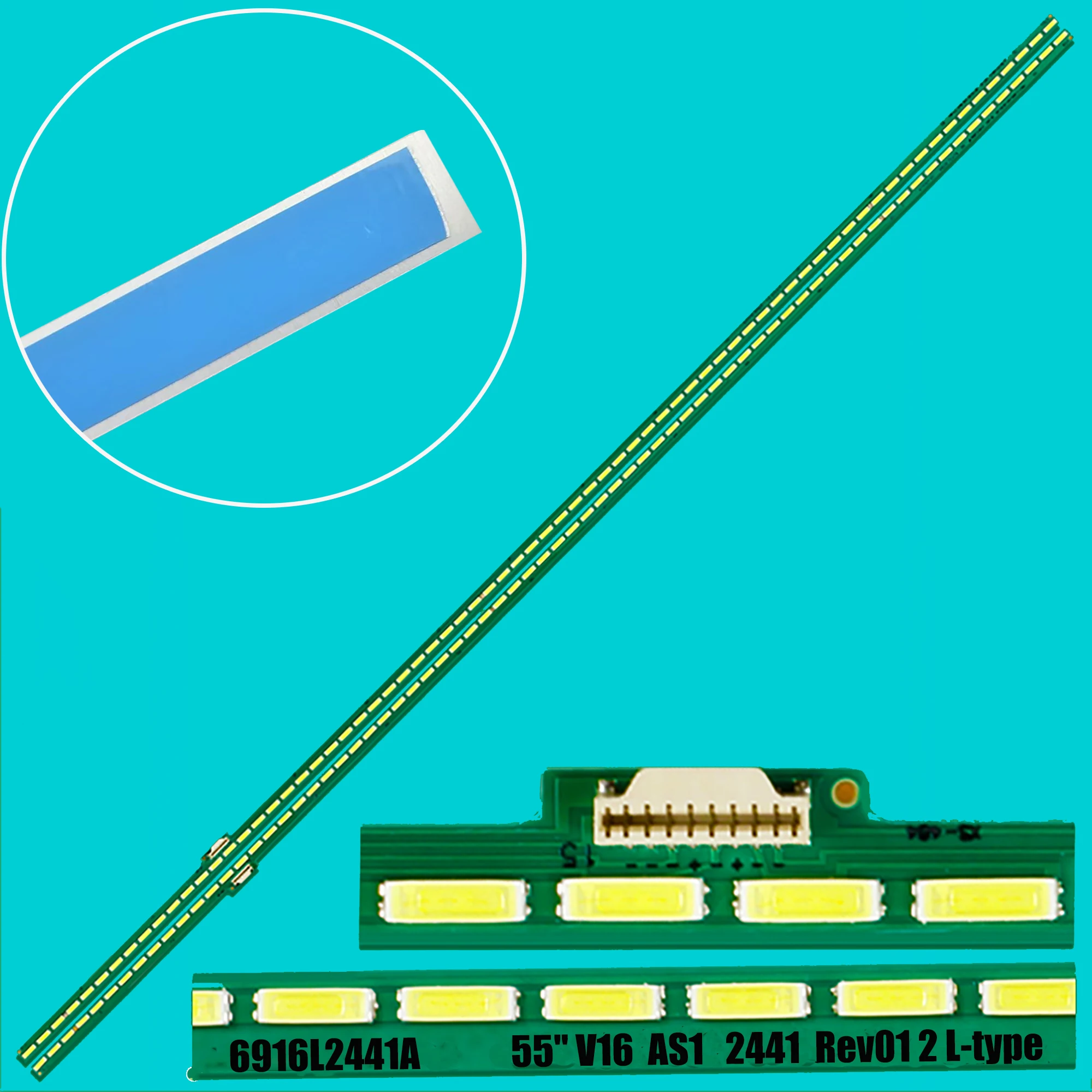 ledバックライトストリップ55lm640055lm660s55lm640t55l7200u55l6200u6916l-0833a0832alc550euhpe-f155lm760055lm8600