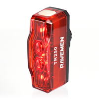 RAVEMEN TR250 Bike Rear Light Rechargeable Bicycle Taillight Lamp With ABM07 Mount Brake Sensor Auto on-off 250 LED lumens IPX6