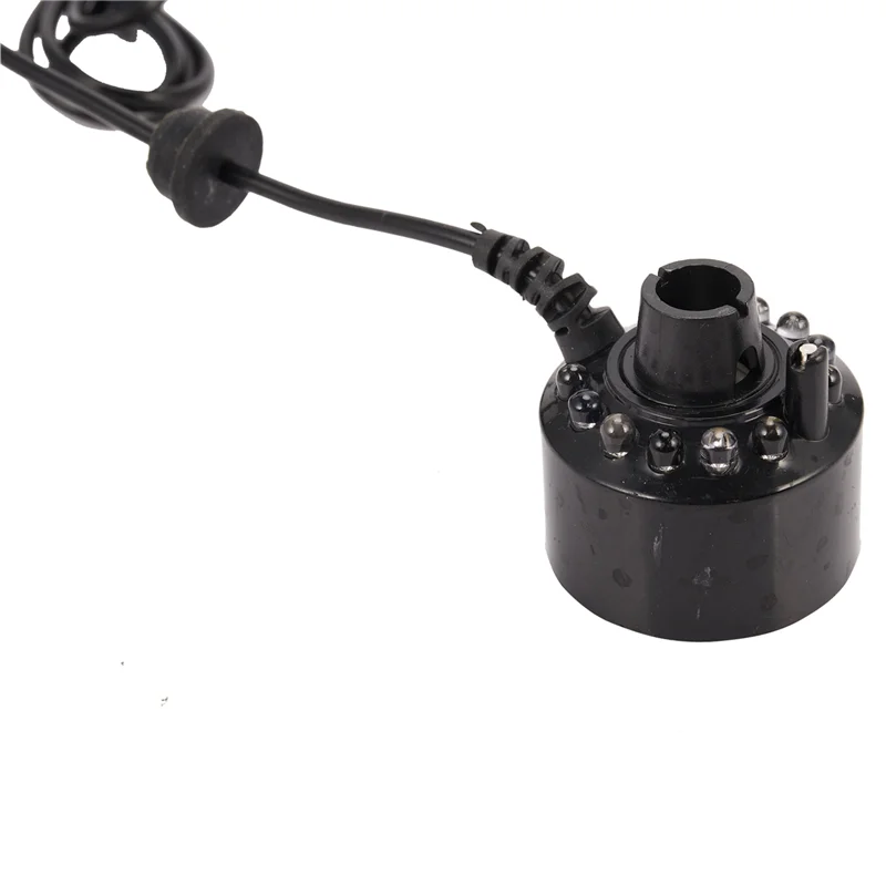 A68M-4X 12 LED الصناعية حاضنة المرطب بركة البخاخة الهواء Udifiermih تيار مستمر 24 فولت ضباب صانع مبيد نافورة الماء