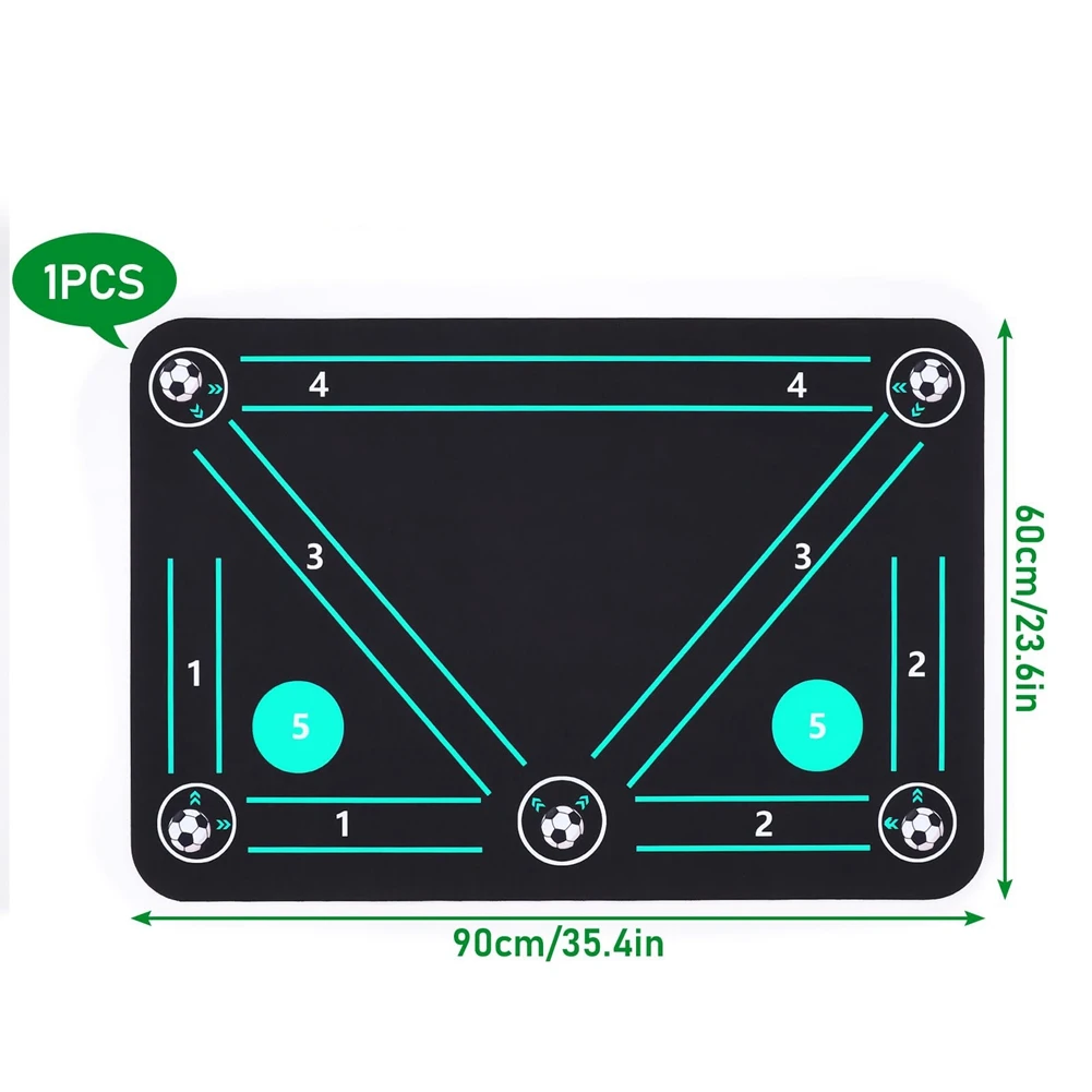 مدرب ركلة كرة القدم، سجادة تدريب كرة القدم، مساعدة الموقف غير قابلة للانزلاق لمدرب كرة القدم-B60B #5