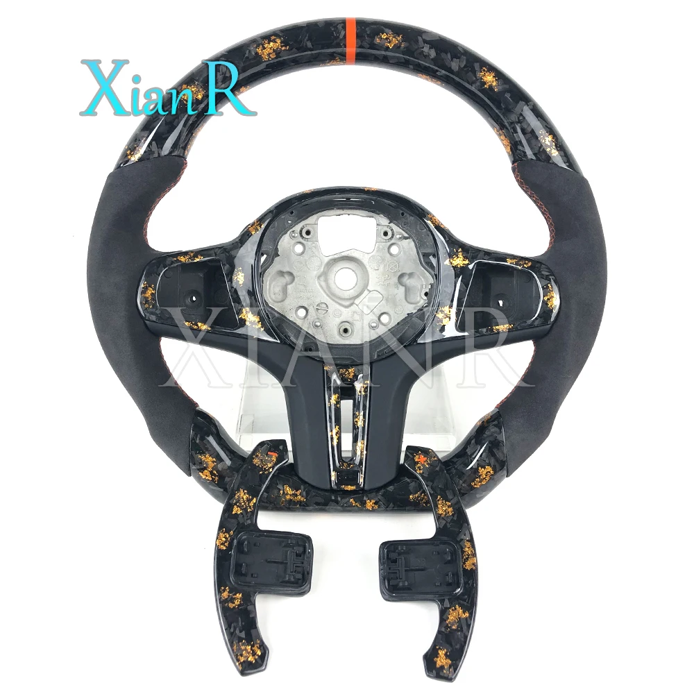 For BMW G Series G22 G29 G20 G30 2018 G21 G23 G26 2019-2024 Customized forged carbon fiber steering wheel with paddle shifters