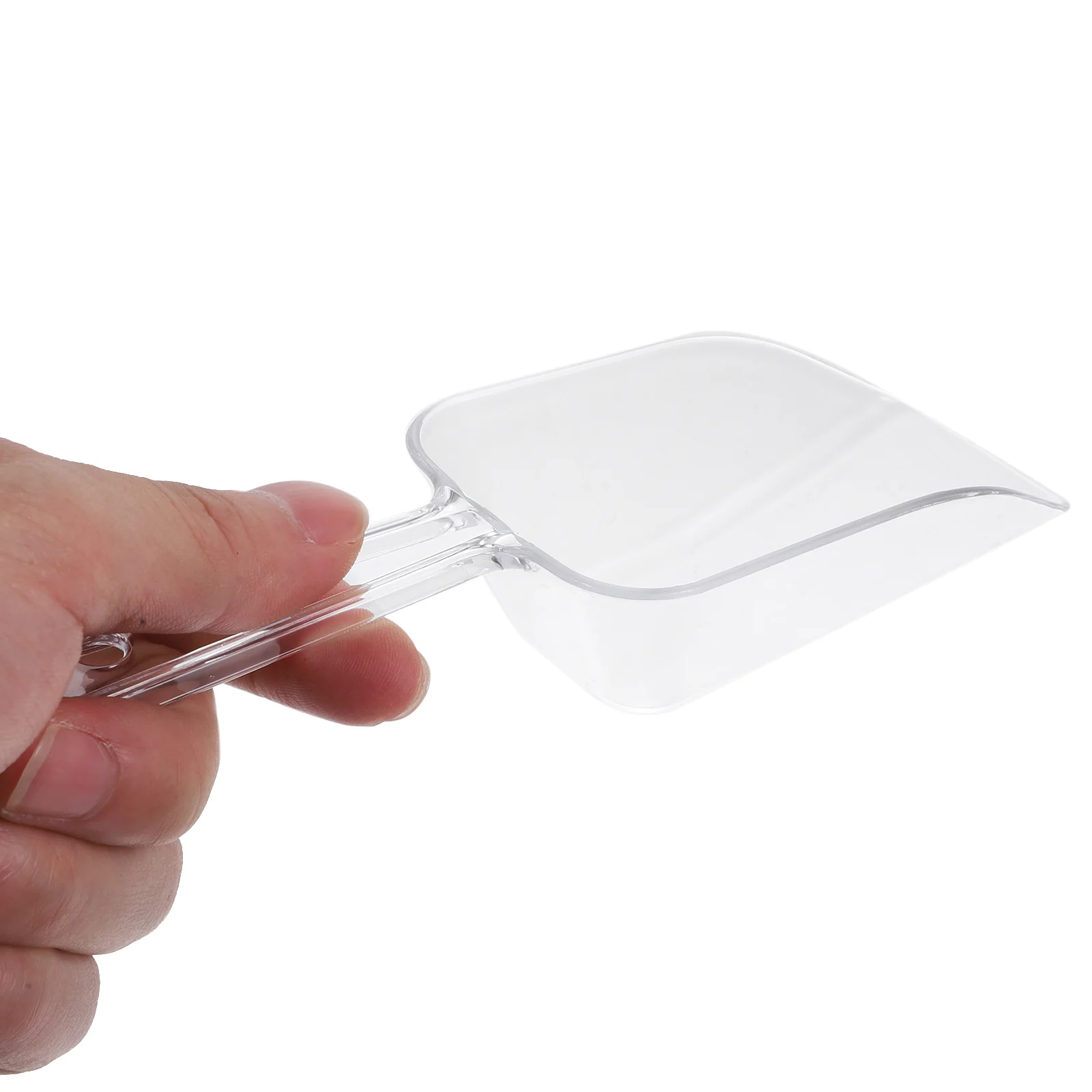 

Plastic Scoop 4 5 6pcs Clear Ice Shovel for Ice Cream Wedding Dessert Protein Powder Measuring Scooper