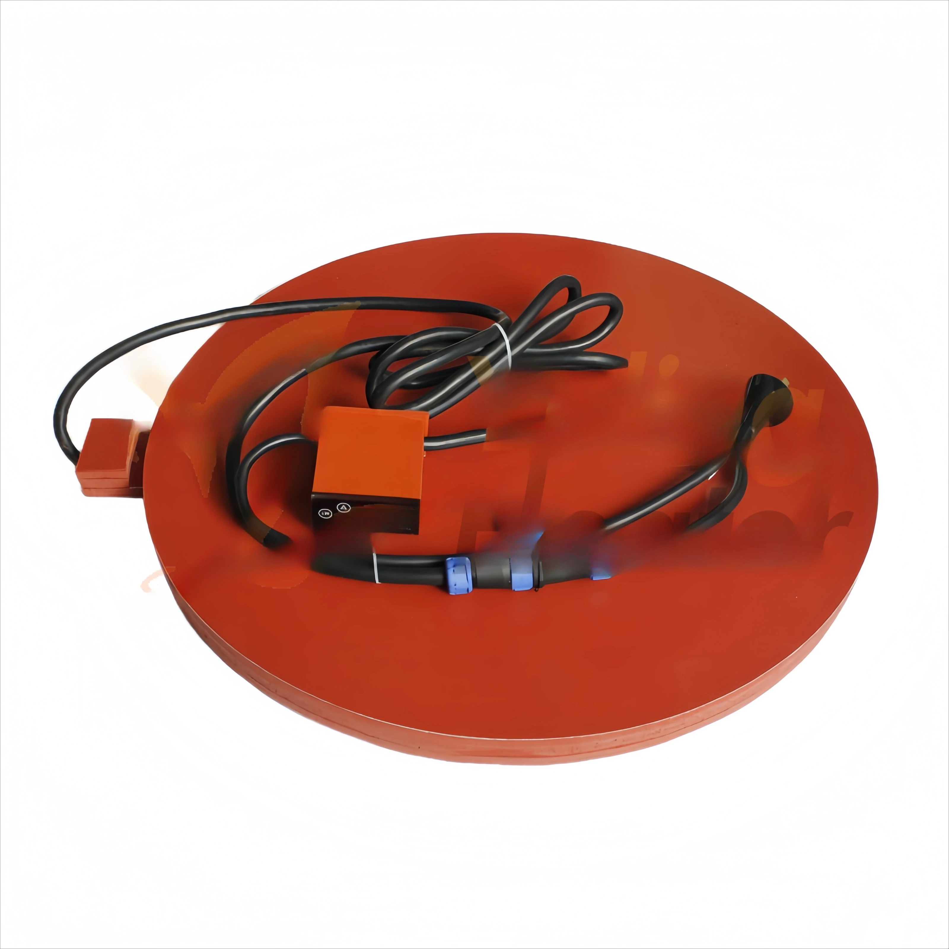 Silicone rubber round electric heating plate drum bottom anti-corrosion pad professional insulation liquid bucket insulation pad