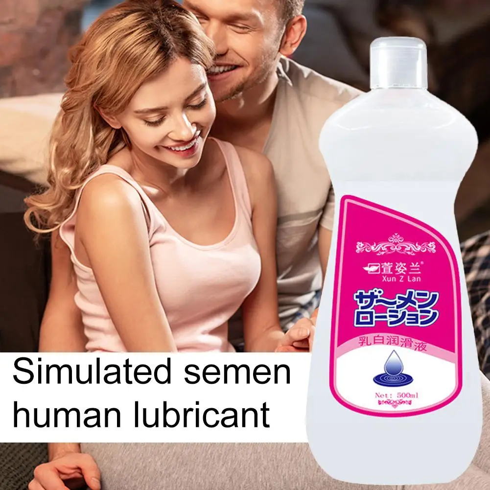 500 مل زيوت التشحيم اللزجة، زيت تشحيم الحليب الأبيض المهبل الشرجي، سلع مواد التشحيم القابلة للذوبان #6