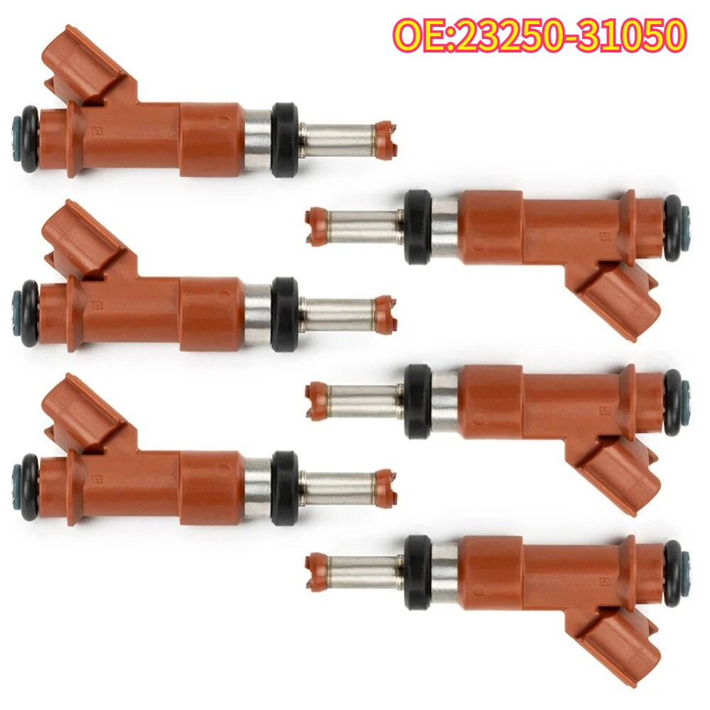 

High quality New For 1/6Pcs 23250-31050 Fuel Injector 23250-31050 for 07-10 Toyota Camry RAV4 Lexus ES350 3.5L