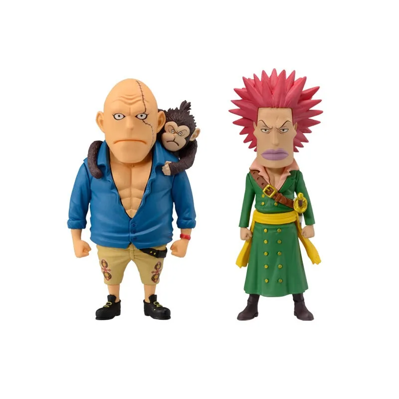 BANDAI WCF One Piece FILM RED Red Hair Pirates PREMIUM Shanks Beckman Benn Yasopp Anime Figure Model Collecile Action Toys