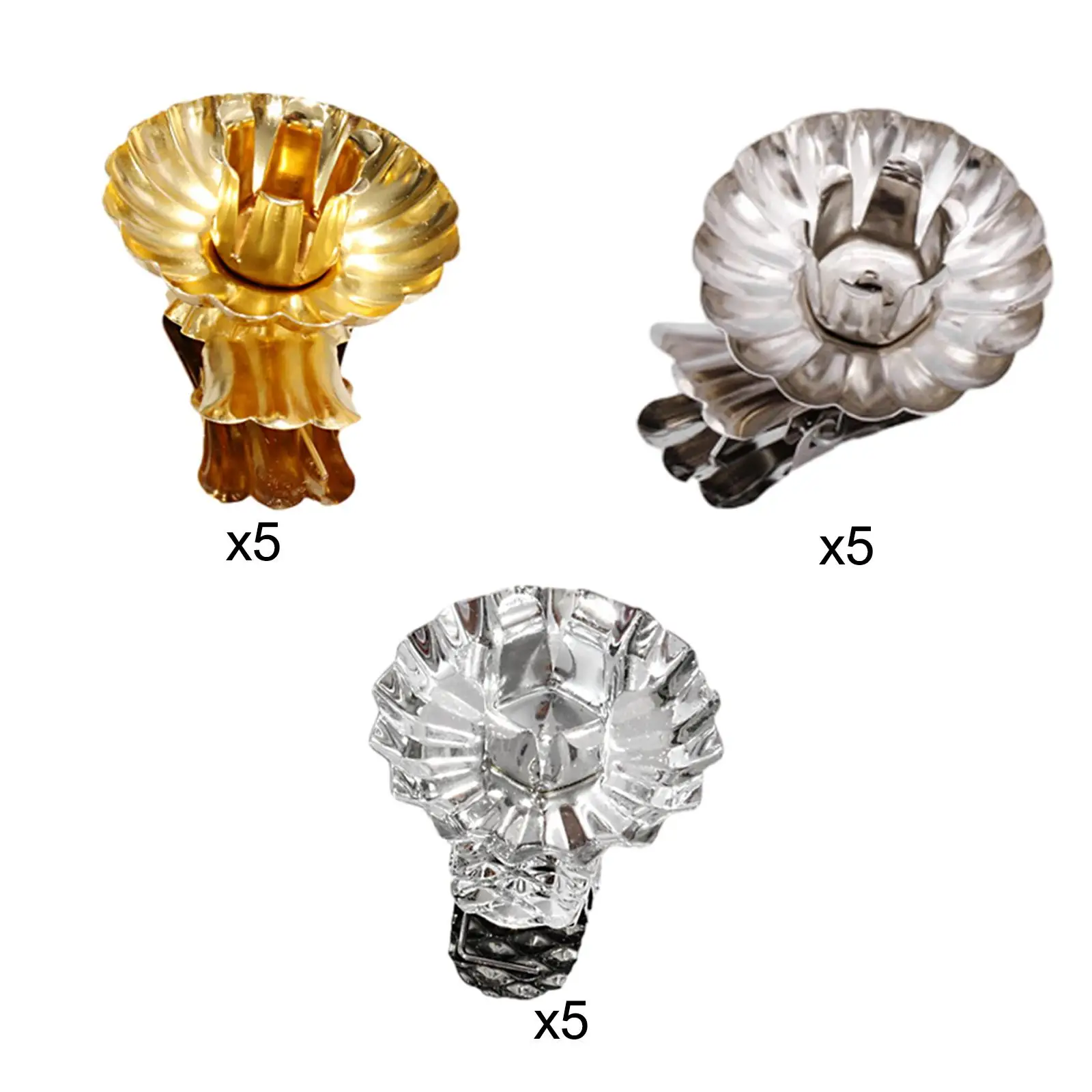 5x Kerzen clips Kirchen leicht Clip Weihnachts baum Kerzen clips für Jubiläen Party liefert Geburtstag Hochzeit Dekoration