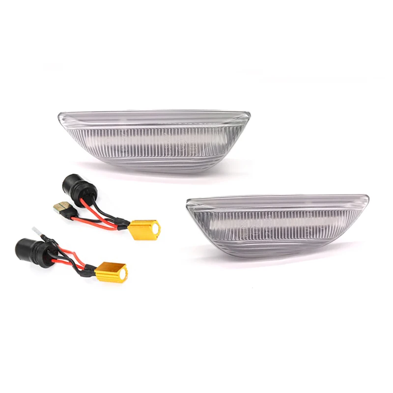 2Pcs LED Side Marker Light Dynamic Indicator Lamp For Opel Mokka X 12-20 Chevrolet Trax 12-20 Buick Encore Replace OEM 95434684