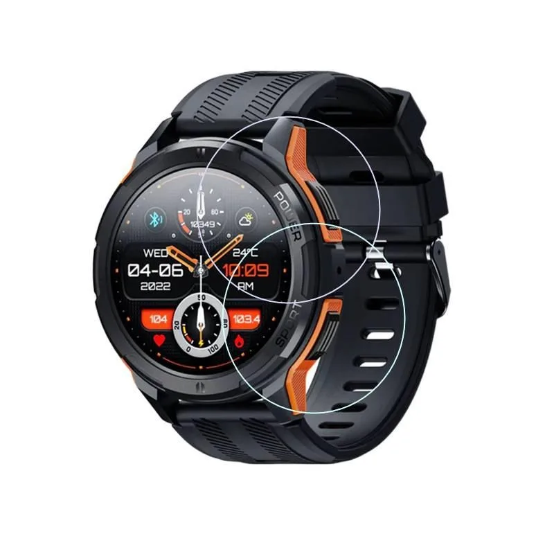

For OUKITEL BT10 Screen Protector Soft TPU Hydrogel Film HD Clear Anti-scratch watch Protective
