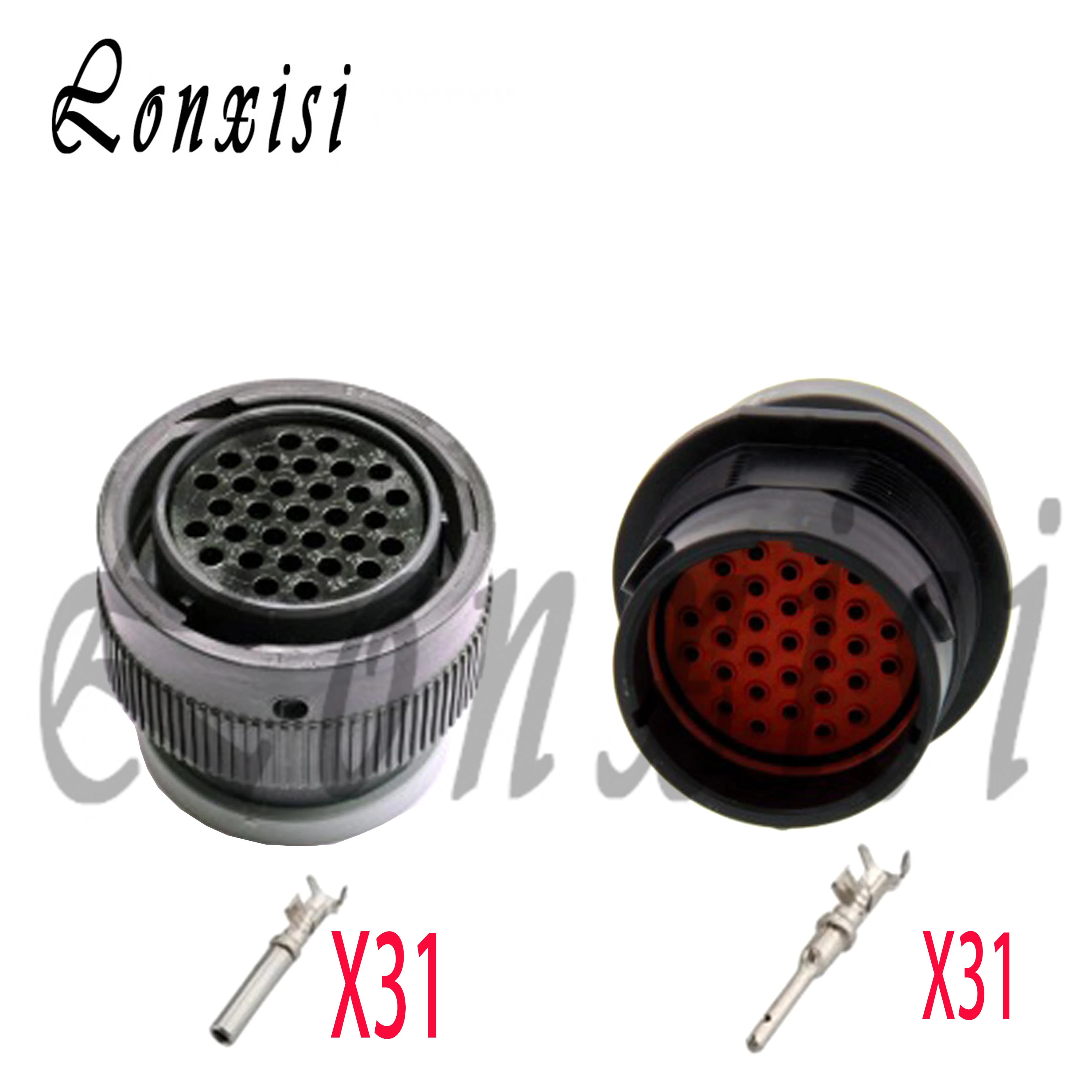 

1/5 Sets 31 Pin DEUTSCH Connector Male FemalePlug HDP26-24-31ST-L017 Original Factory With Terminal HDP24-24-31PT-017