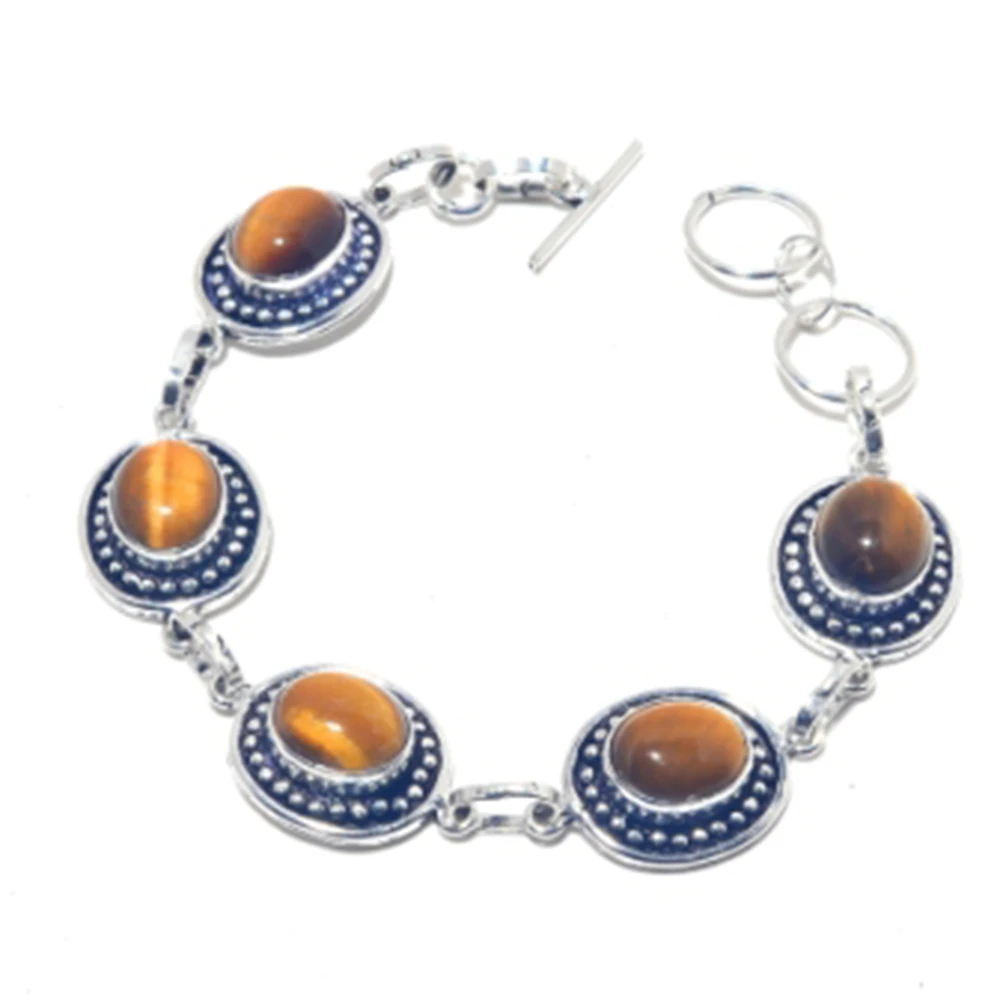 

Genuine Tiger Eye Bracelet , 21.8cm , B3946