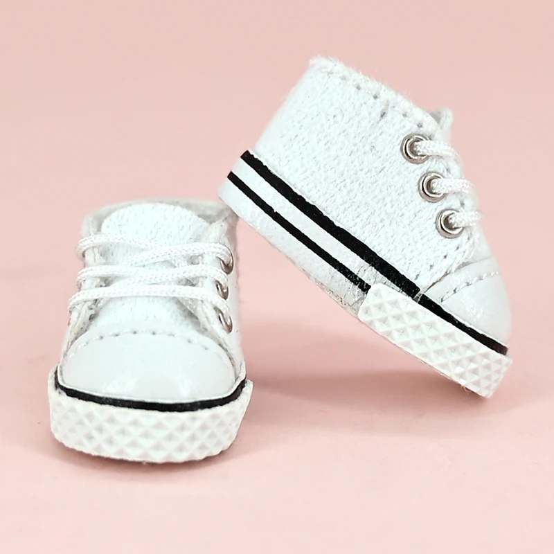 Ob11 Pop Casual Canvas Schoenen Poppen Sneakers Schoenen Met Schoenveter Accessoires Voor Penny, Obitsu11, Gsc Lichaam, ymy, 1/12Bjd Pop