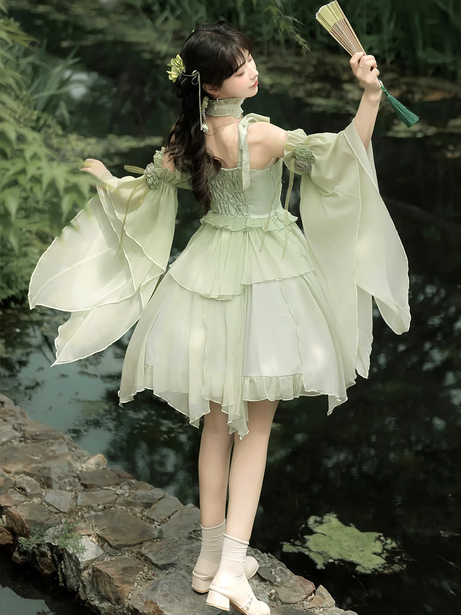 فستان فتاة حلوة أصلي على الطراز الصيني الجديد لعام 2025، فساتين رائعة ومريحة بنمط الأميرة للسيدات بمزاج خرافي #6