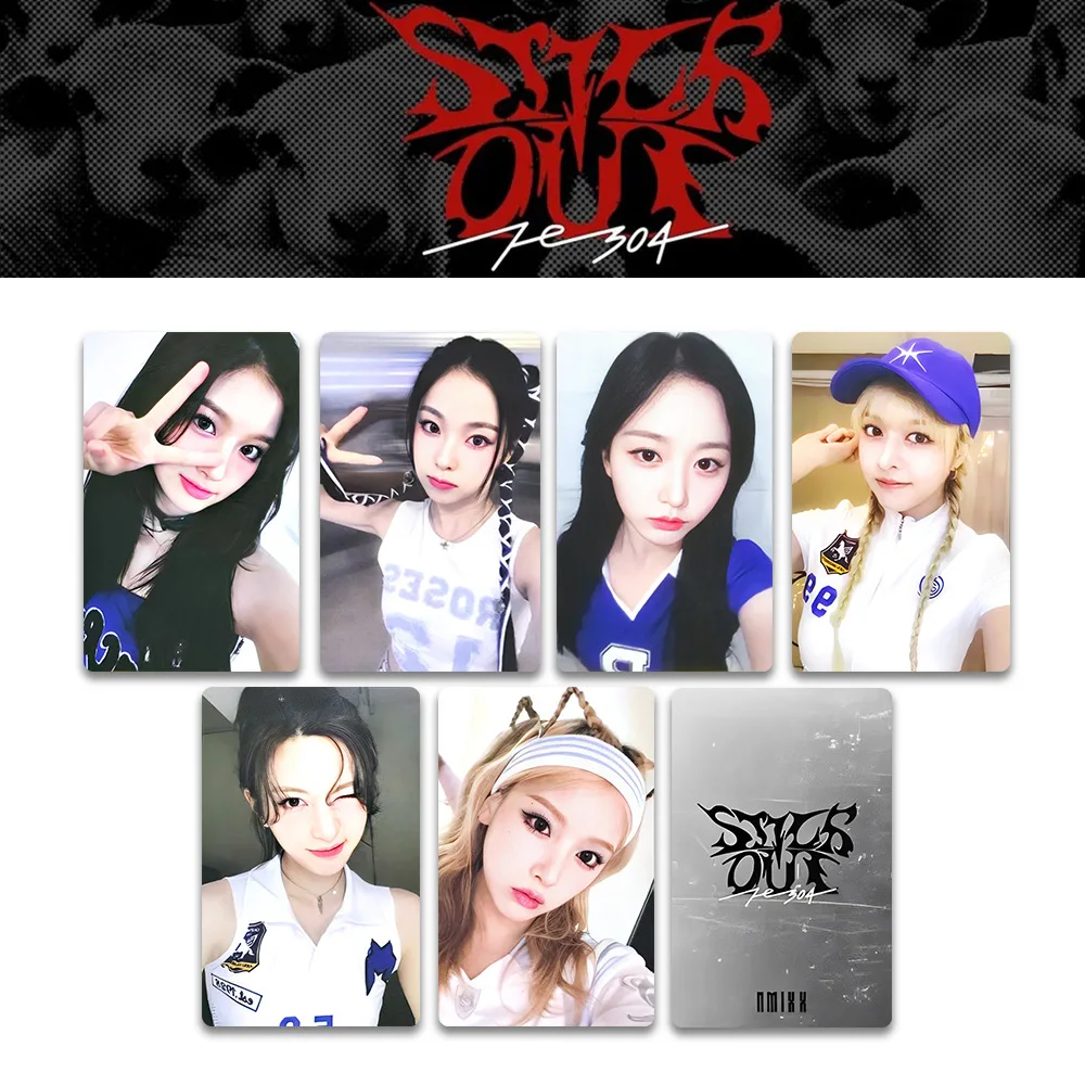 Imagem -03 - Coleção de Cartões Nmixx Lomo Novo Álbum Fe3o4 Segure hd Photocards Kyujin Jiwoo Bae Aquoso Leiyun Presentes Peças por Conjunto