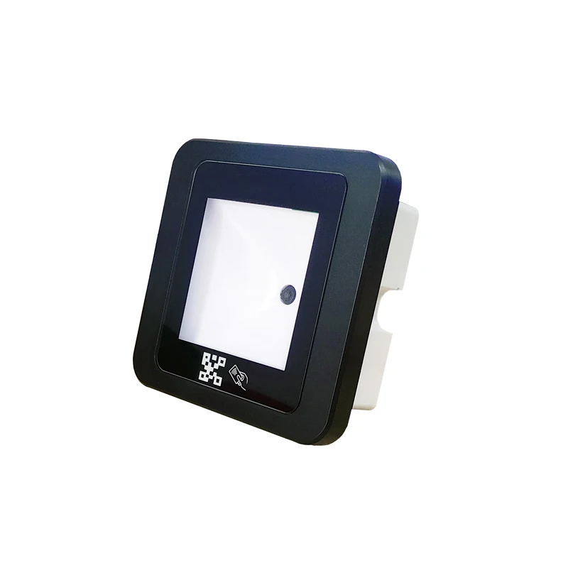 Wall Mounted 12VDC Power Supply 13.56MHz NFC Mifare Card Reader 125KHz EM Card Reader QR Code Scanner for Access Control