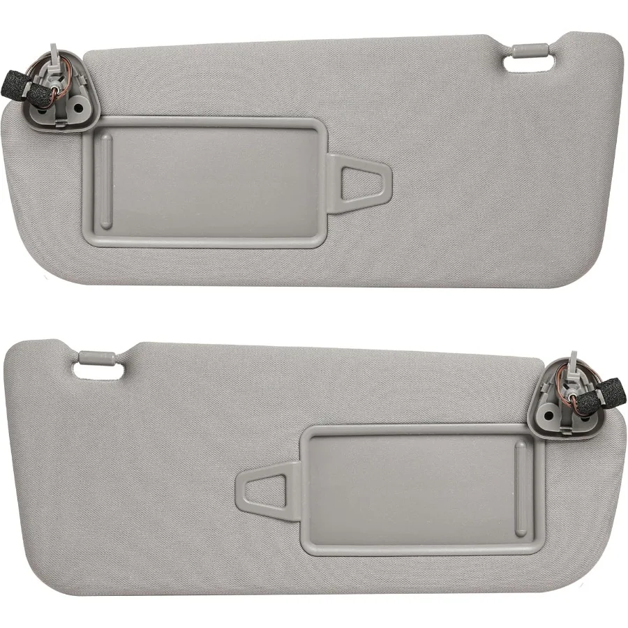 

Sun Visor for Driver Left and Passenger Right Side Compatible with Santa Fe 20062009 Models Includes Light Replacement Feature
