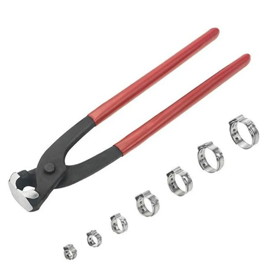 Versatile Hose Clamp Pliers - Tools for Single-Ear Stepless Clamps & O-Ring Fasteners