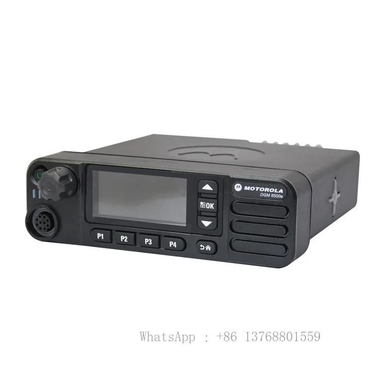 For XIR M8668 DM4601 XPR5550 DGM8500 Motorol DMR UHFVHF Walkie Talkie Digital Intercom 25W Car Base Station 50Km Long Range