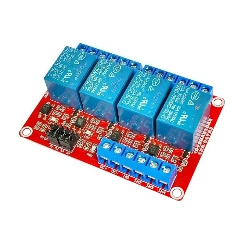 1/2/4/8 Channel with Optocoupler Isolation Relay Module, High and Low Level 5v12v24v Microcontroller Development Board