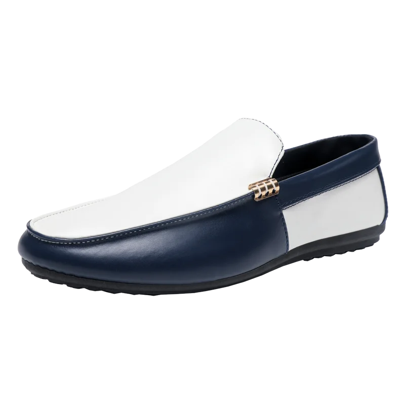 Hot New Fashion Leather Loafers For Men Flat Shoes Comfortable Men's Casual Breathable Lightweight Slip-on Shoes Man Lazy Shoes