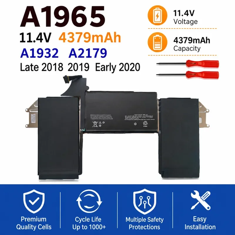 For Apple 18-19 MacBook Air A1932 A2179 A2337 A1965 Battery