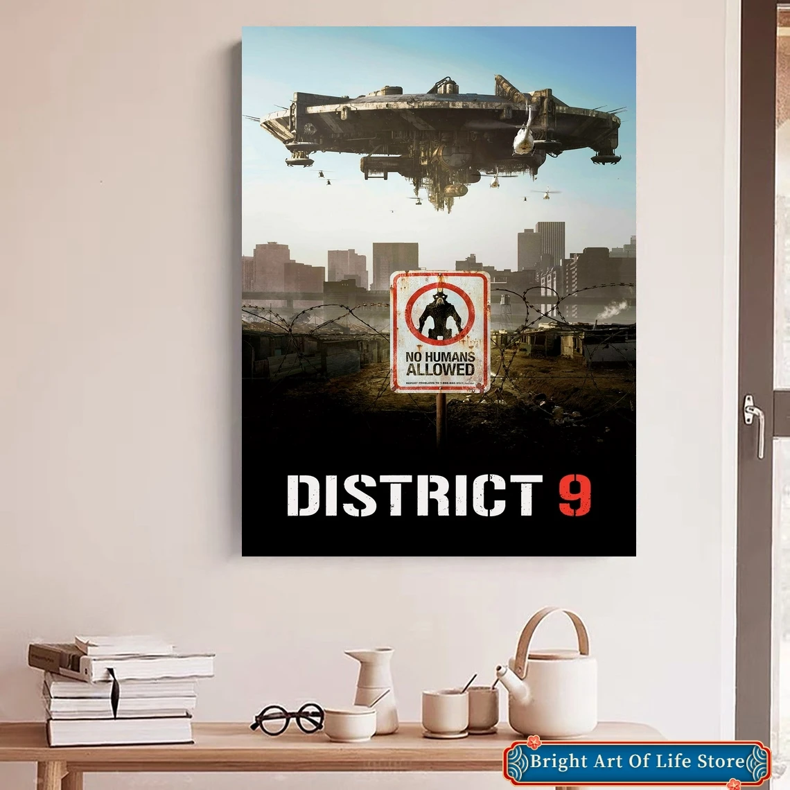 

District 9 (2009) Movie Poster Art Cover Star Photo Print Home Decor Wall Painting (No Frame)