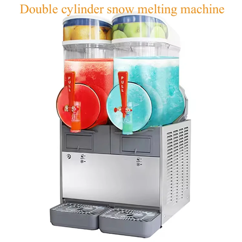 

Commercial Snow Melting Machine 3 Cylinder Slush Machine Automatic Cooling Juice Machine