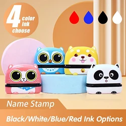 1PCS Red, Blue, Black, White four Colors Custom Name Stamp For Clothing DIY Customized Waterproof Personalized Clothing Stamps