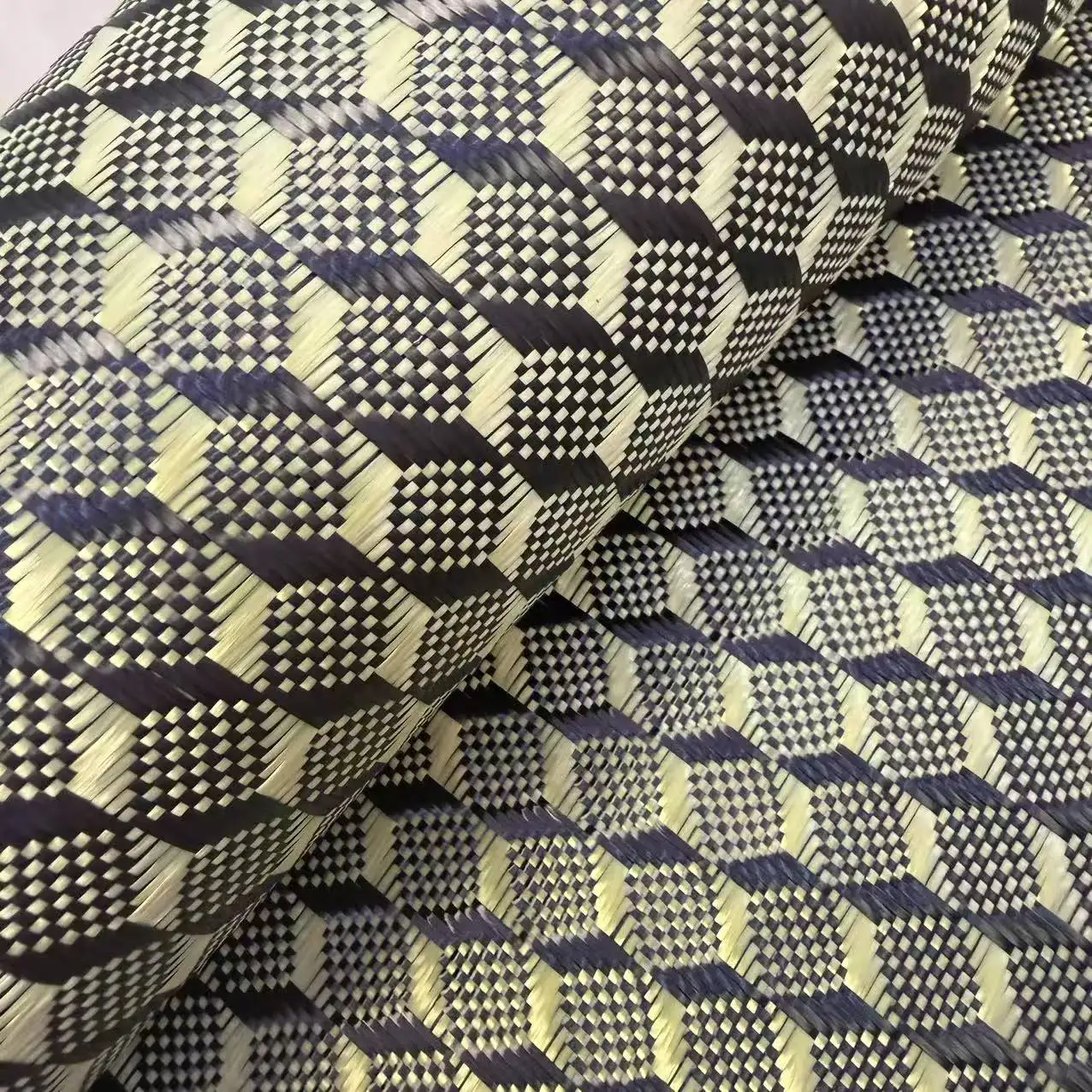 3K 240gsm 2x2 3D Dreidimensionales Raummuster-Gewebe Echtes Kohlefasergewebe Kohlenstoff-Stoff 20' / 50cm Breite, Aufrollbar zum Nähen – Detail 4