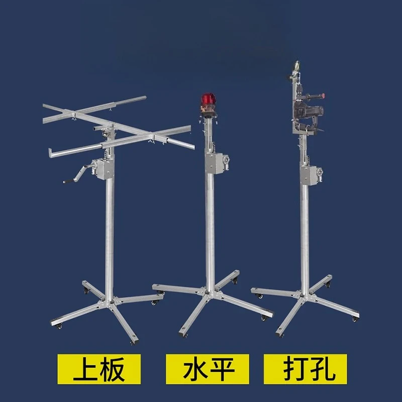 for 3 in 1 Multi Function Gypsum Board Lift 3.8m Electric Manual Woodworking Ceiling Sealing