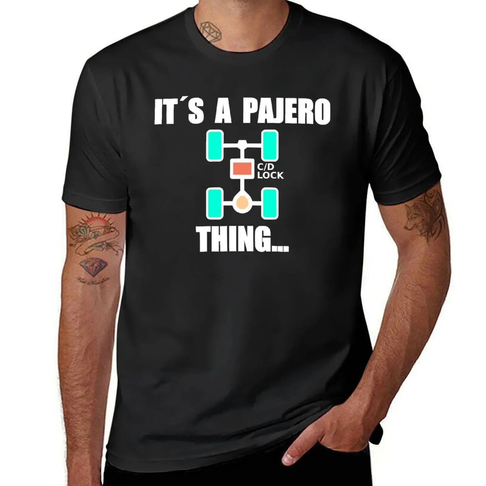 

IT′S A PAJERO THING... Fitted T-Shirt oversizeds customizeds sweat animal prinfor boys t shirts for men cotton