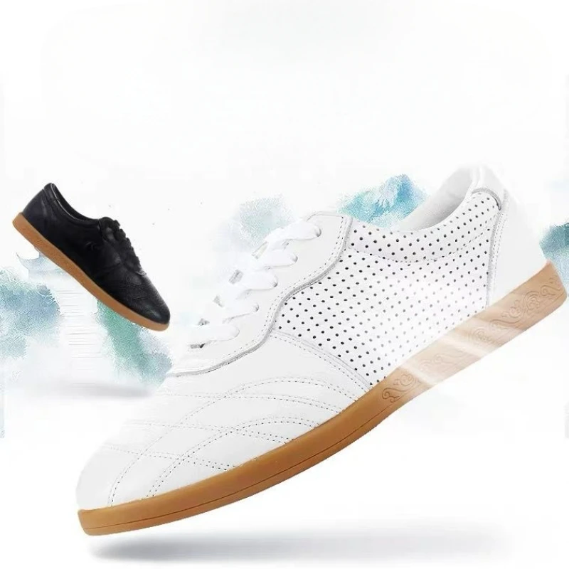 New Arrival 2025 Men Women Martial arts Sneakers White Black Wushu Shoe Unisex Breathable Tai Chi shoes Couples