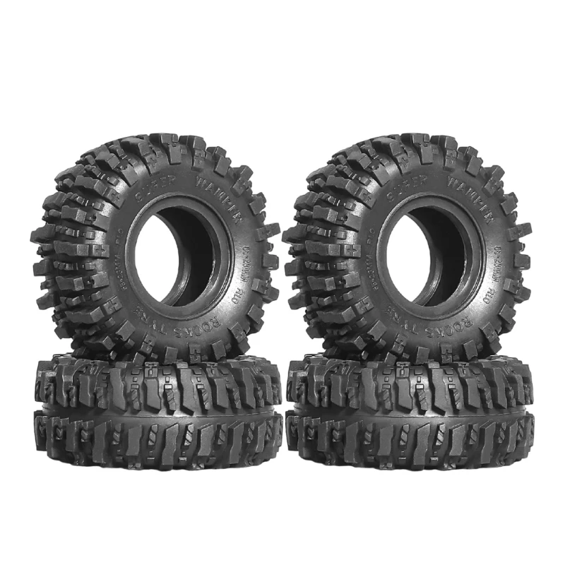 

4Pieces High Grip Remote Control Crawlers Tires For 1/24 Scale Model Vehicle Part 15UB