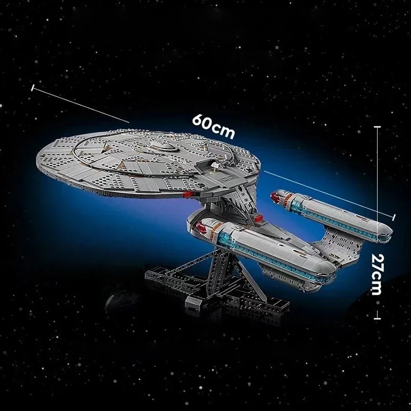 2026 Hot News: Aviation Company NCC-1701-D Hull Brick Model, Birthday and Holiday Gift for Men and Women